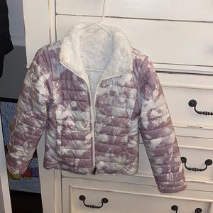 Girls reversible North Face jacket